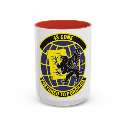 43d Contracting Squadron (U.S. Air Force) Accent Coffee Mug