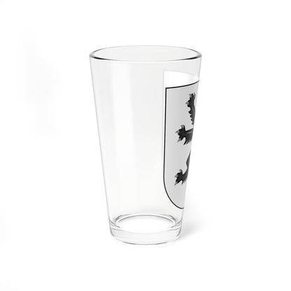 Hittenberg-ZH-blazon (Switzerland) (Coat of Arms) Pint Glass 16oz