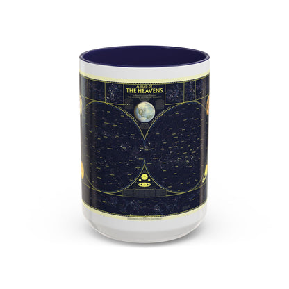 Heavens, The 1 (1957) (Map) Accent Coffee Mug