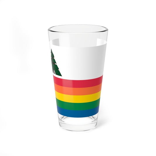 Flag of Santa Cruz County California (United States) Pint Glass 16oz