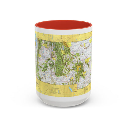 USA - Northwest 1 (1973) (Map) Accent Coffee Mug