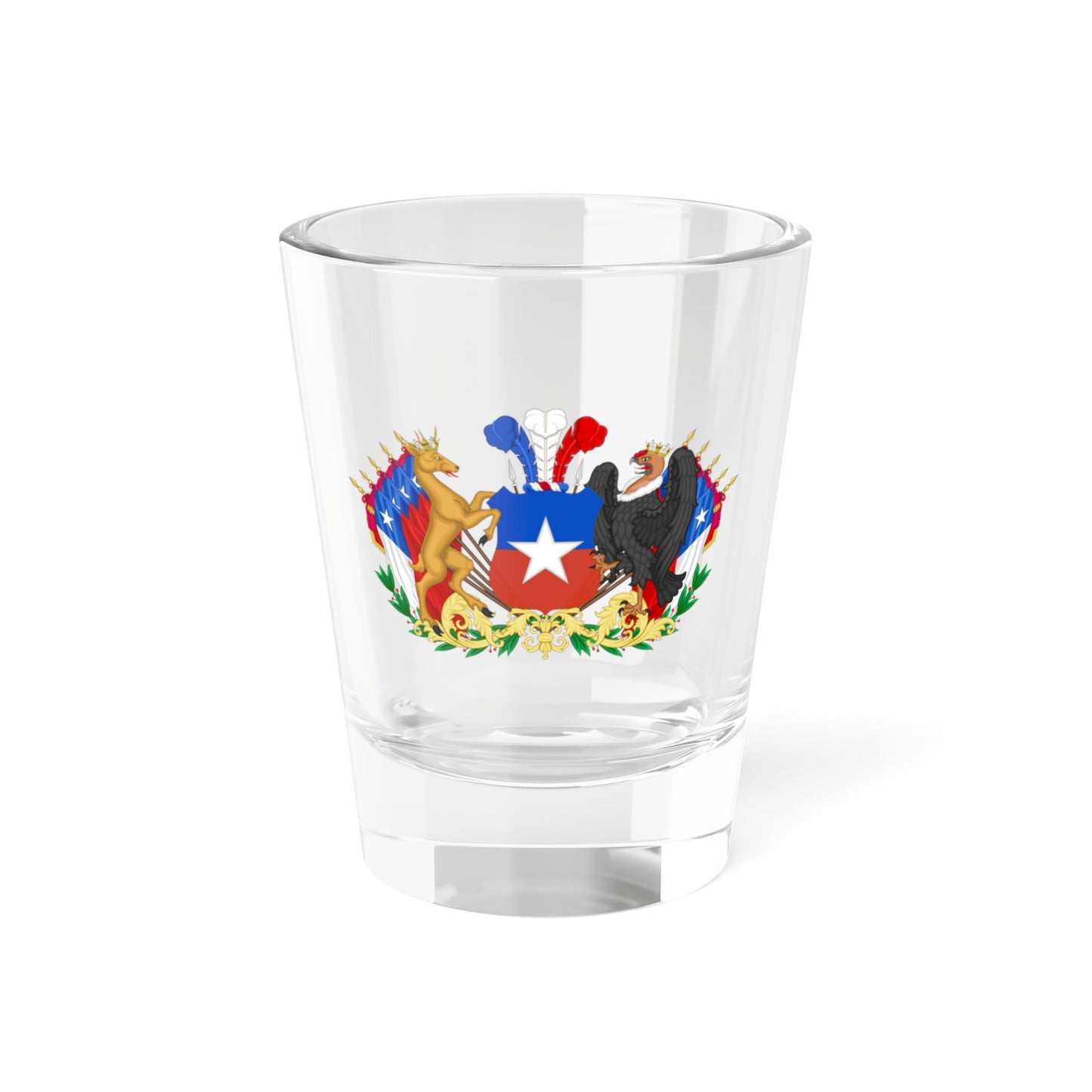 Greater Coat of Arms of Chile (1834-1920) - Shot Glass 1.5oz