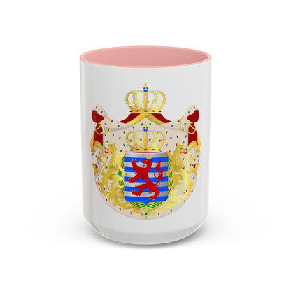 Greater coat of arms of the grand-duchy of Luxembourg - Accent Coffee Mug