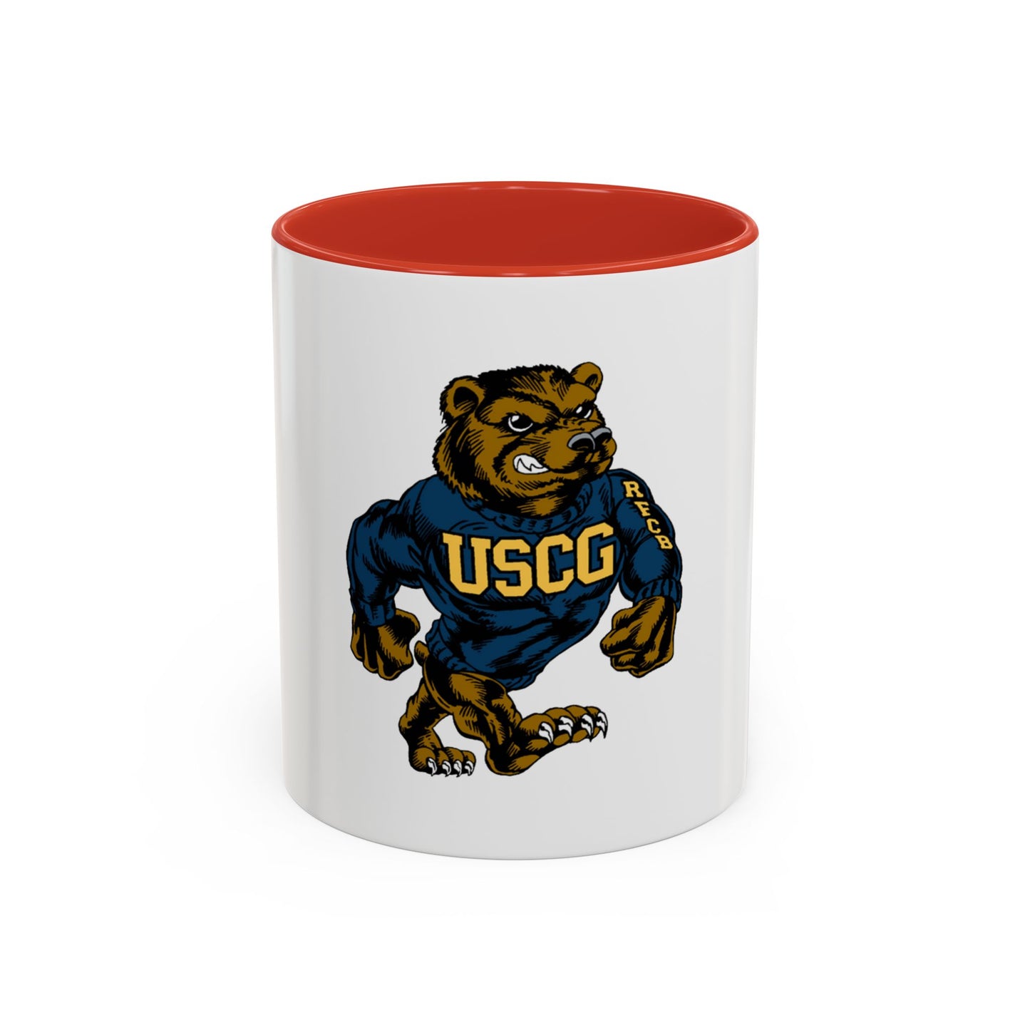 USCG Bear (U.S. Coast Guard) Accent Coffee Mug