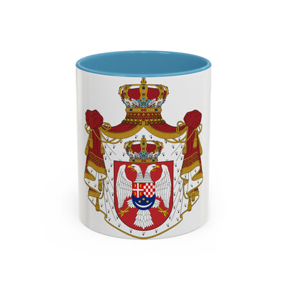 Coat of arms of the Kingdom of Yugoslavia - Accent Coffee Mug