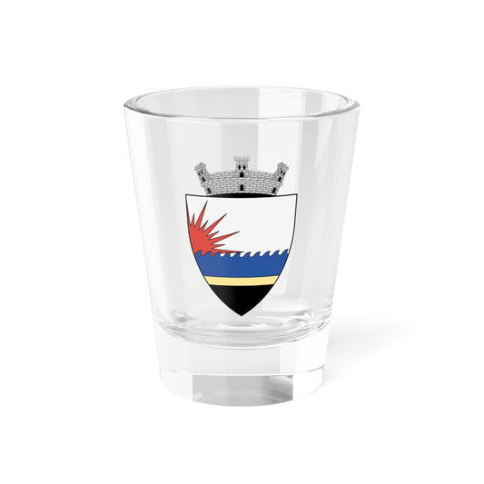 Coa Romania Town Eforie History (Oman) (Coat of Arms) Shot Glass 1.5oz