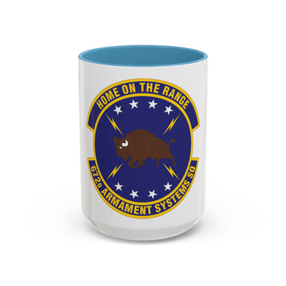 672d Armament Systems Squadron (U.S. Air Force) Accent Coffee Mug