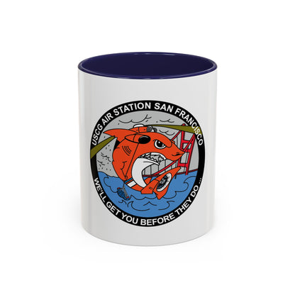 USCG Air Station San Francisco 2 (U.S. Coast Guard) Accent Coffee Mug