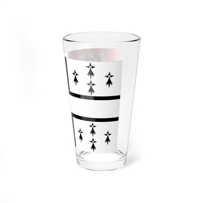 Drapeau de Nantes (France) Pint Glass 16oz
