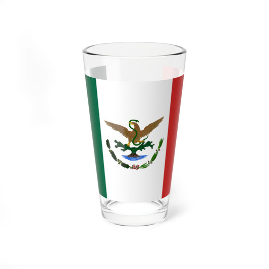 Flag of Mexico 1893-1916 (Mexico) Pint Glass 16oz