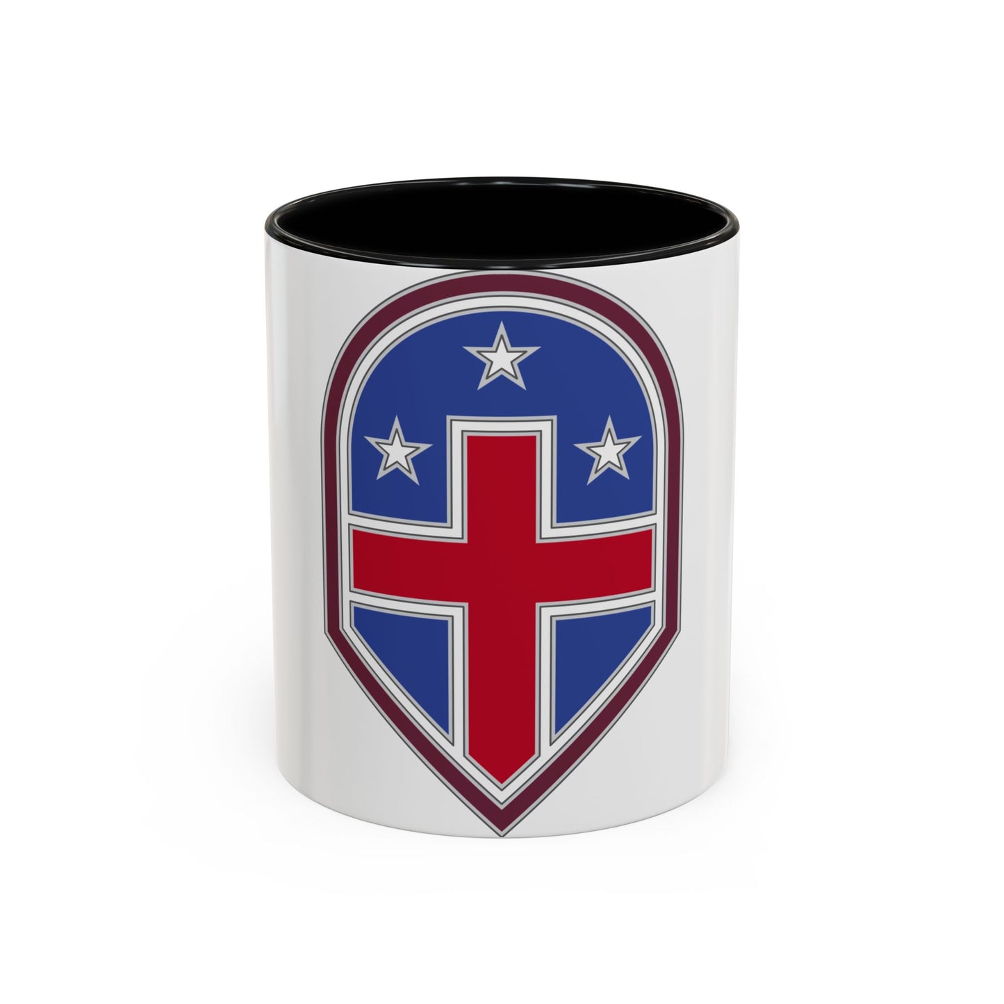 332 Medical Brigade 3 (U.S. Army) Accent Coffee Mug