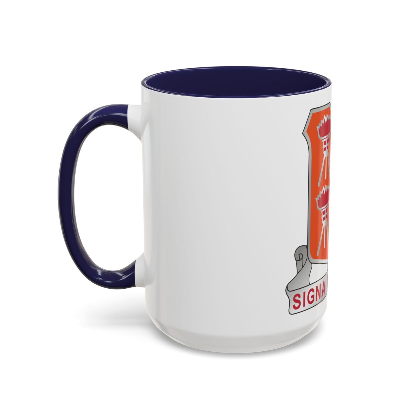 447 Signal Battalion (U.S. Army) Accent Coffee Mug