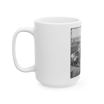 Charleston, S.C. View, From Roof Of Orphan Asylum; The Citadel In Middle Distance (U.S. Civil War) White Coffee Mug