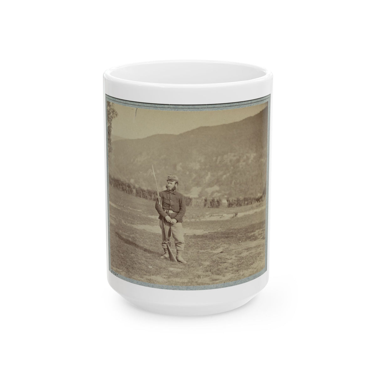 22d New York State Militia Near Harpers Ferry, Va., 1861 I.E.1862 002 (U.S. Civil War) White Coffee Mug