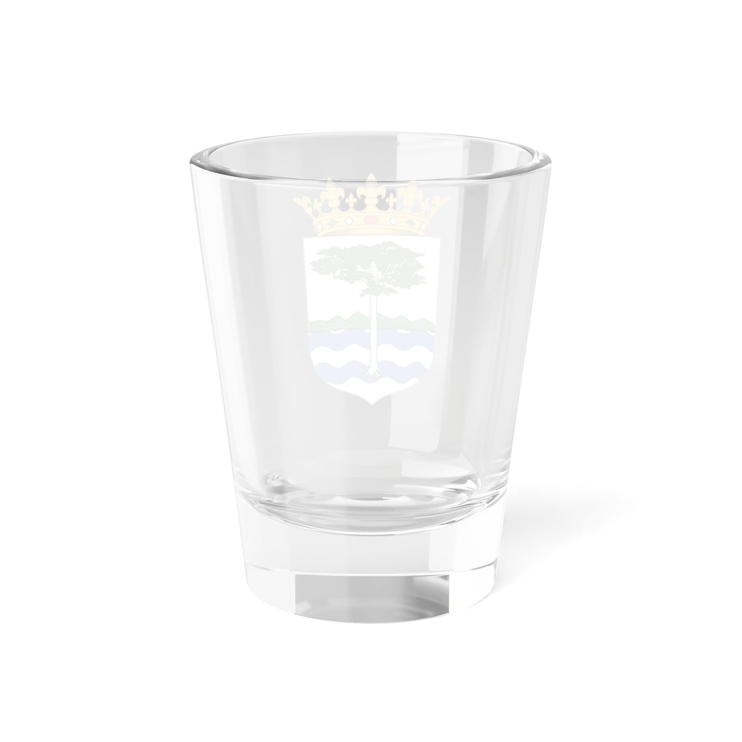 Escudo de la Provincia de Río Muni (Equatorial Guinea) (Coat of Arms) Shot Glass 1.5oz