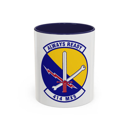414th Maintenance Squadron (U.S. Air Force) Accent Coffee Mug