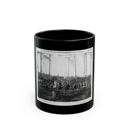Brandy Station, Va. Officers And Men Of Co. K, 1st U.S. Cavalry (1st Division, Cavalry Corps) (U.S. Civil War) Black Coffee Mug