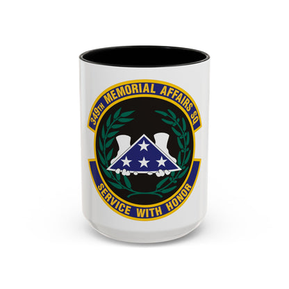 349th Memorial Affairs Squadron (U.S. Air Force) Accent Coffee Mug