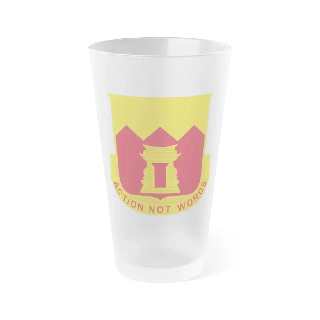 143rd Armored Field Artillery Battalion (U.S. Army) Frosted Pint Glass 16oz Default Title - Go Mug Yourself