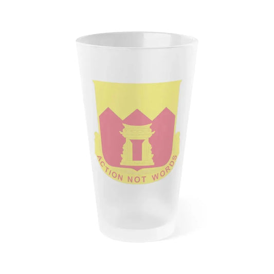 143rd Armored Field Artillery Battalion (U.S. Army) Frosted Pint Glass 16oz Default Title - Go Mug Yourself