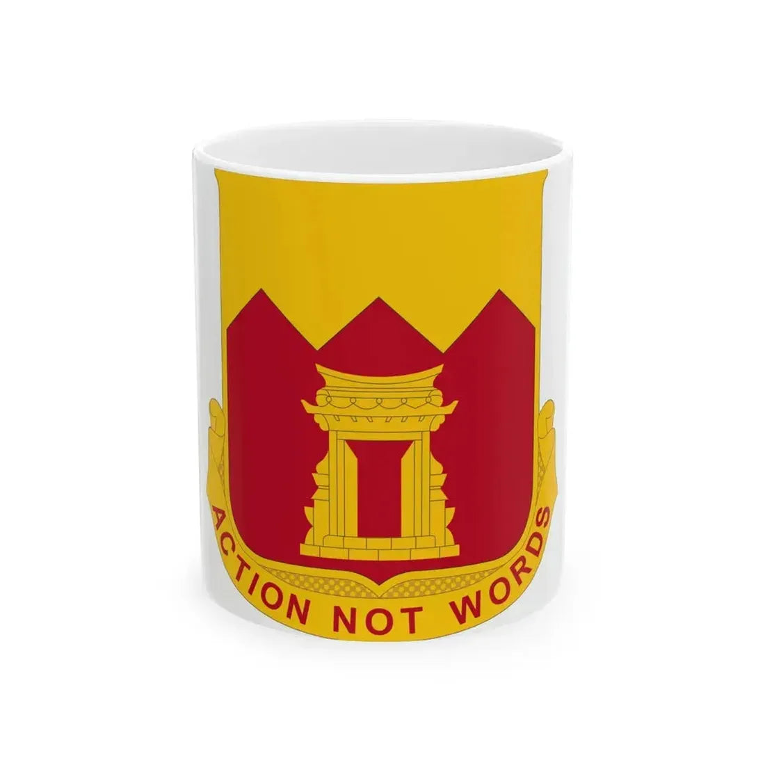 143rd Armored Field Artillery Battalion (U.S. Army) White Coffee Mug 11oz - Go Mug Yourself