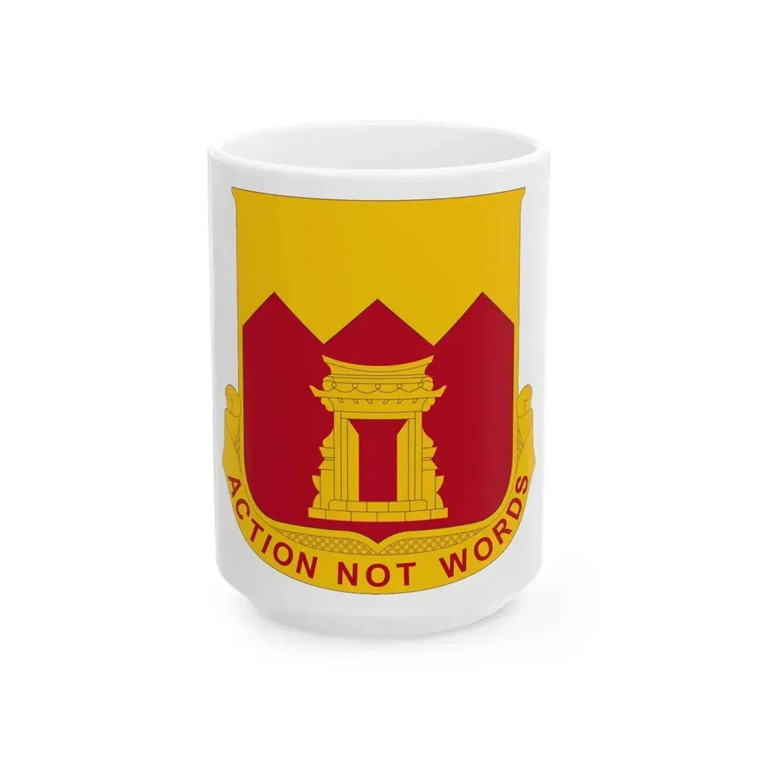 143rd Armored Field Artillery Battalion (U.S. Army) White Coffee Mug 15oz - Go Mug Yourself