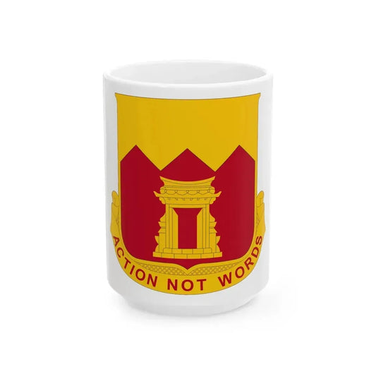 143rd Armored Field Artillery Battalion (U.S. Army) White Coffee Mug 15oz - Go Mug Yourself