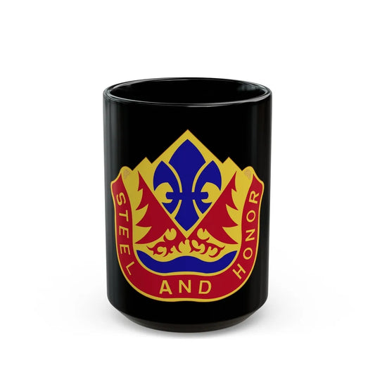 143rd Field Artillery Group (U.S. Army) Black Coffee Mug-15oz-Go Mug Yourself