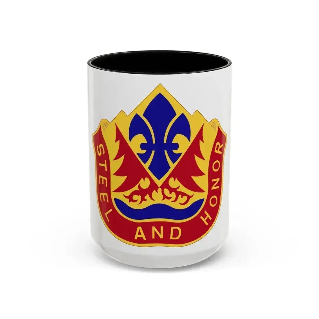 143rd Field Artillery Group (U.S. Army) Accent Coffee Mug 15oz Black - Go Mug Yourself