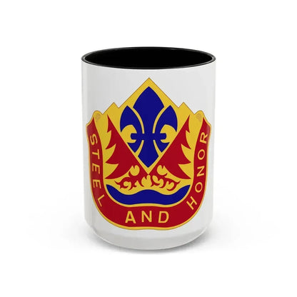 143rd Field Artillery Group (U.S. Army) Accent Coffee Mug 15oz Black - Go Mug Yourself