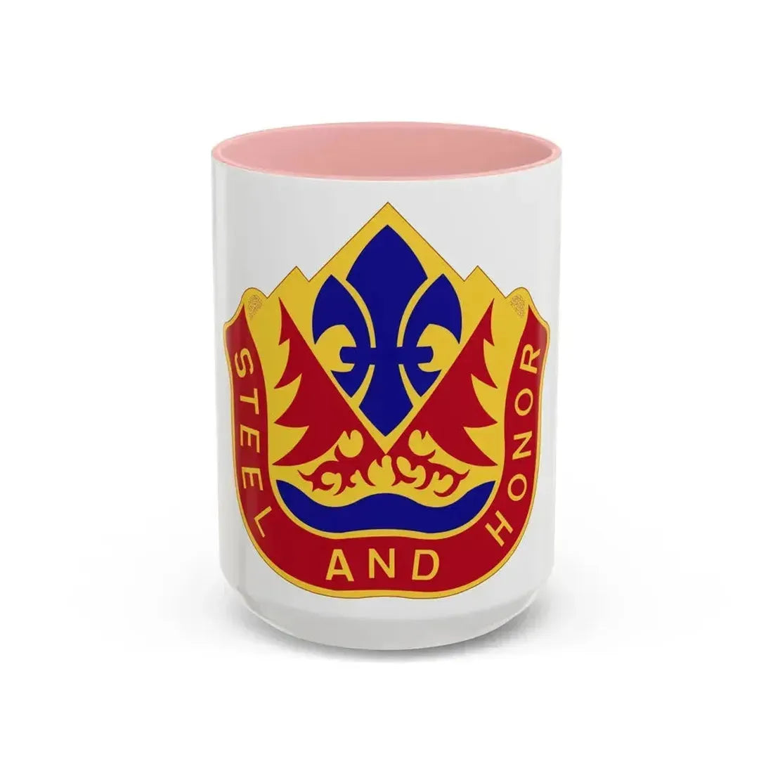 143rd Field Artillery Group (U.S. Army) Accent Coffee Mug 15oz Pink - Go Mug Yourself