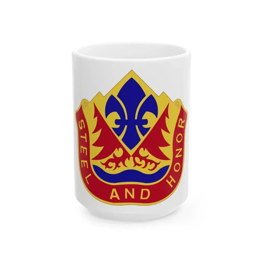 143rd Field Artillery Group (U.S. Army) White Coffee Mug 15oz - Go Mug Yourself
