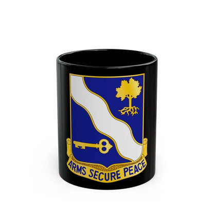 143rd Infantry Regiment (U.S. Army) Black Coffee Mug-11oz-Go Mug Yourself