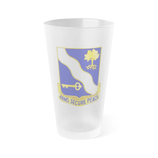 143rd Infantry Regiment (U.S. Army) Frosted Pint Glass 16oz-Go Mug Yourself