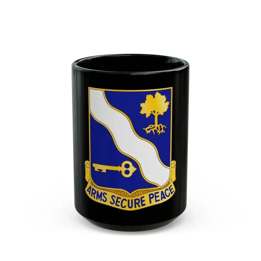 143rd Infantry Regiment (U.S. Army) Black Coffee Mug 15oz - Go Mug Yourself