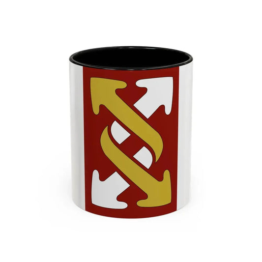 143rd Sustainment Command Expeditionary (U.S. Army) Accent Coffee Mug 11oz Black - Go Mug Yourself