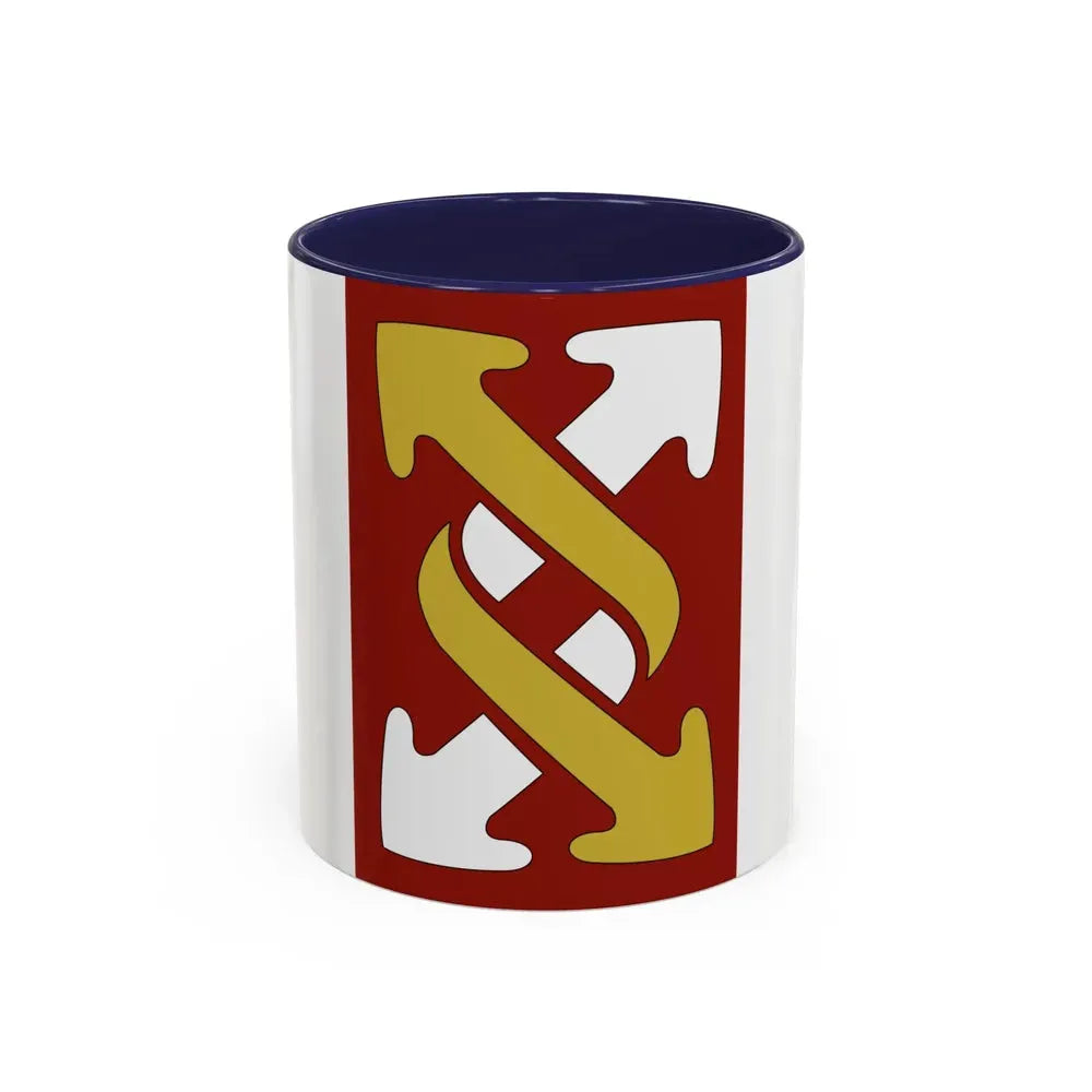 143rd Sustainment Command Expeditionary (U.S. Army) Accent Coffee Mug 11oz Navy - Go Mug Yourself