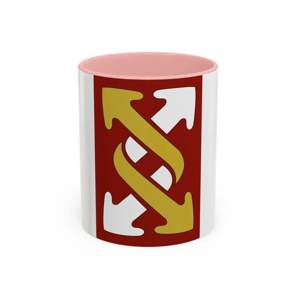 143rd Sustainment Command Expeditionary (U.S. Army) Accent Coffee Mug 11oz Pink - Go Mug Yourself