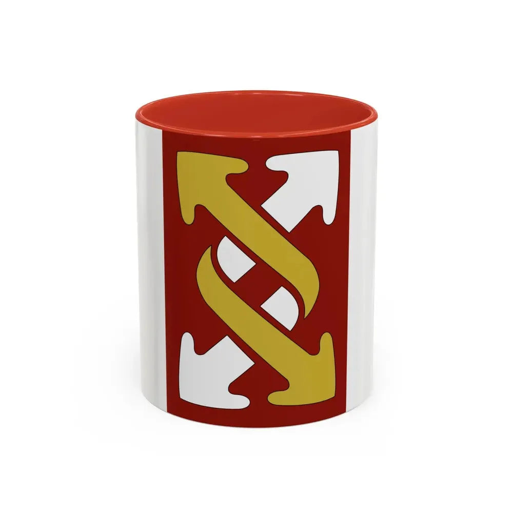 143rd Sustainment Command Expeditionary (U.S. Army) Accent Coffee Mug 11oz Red - Go Mug Yourself