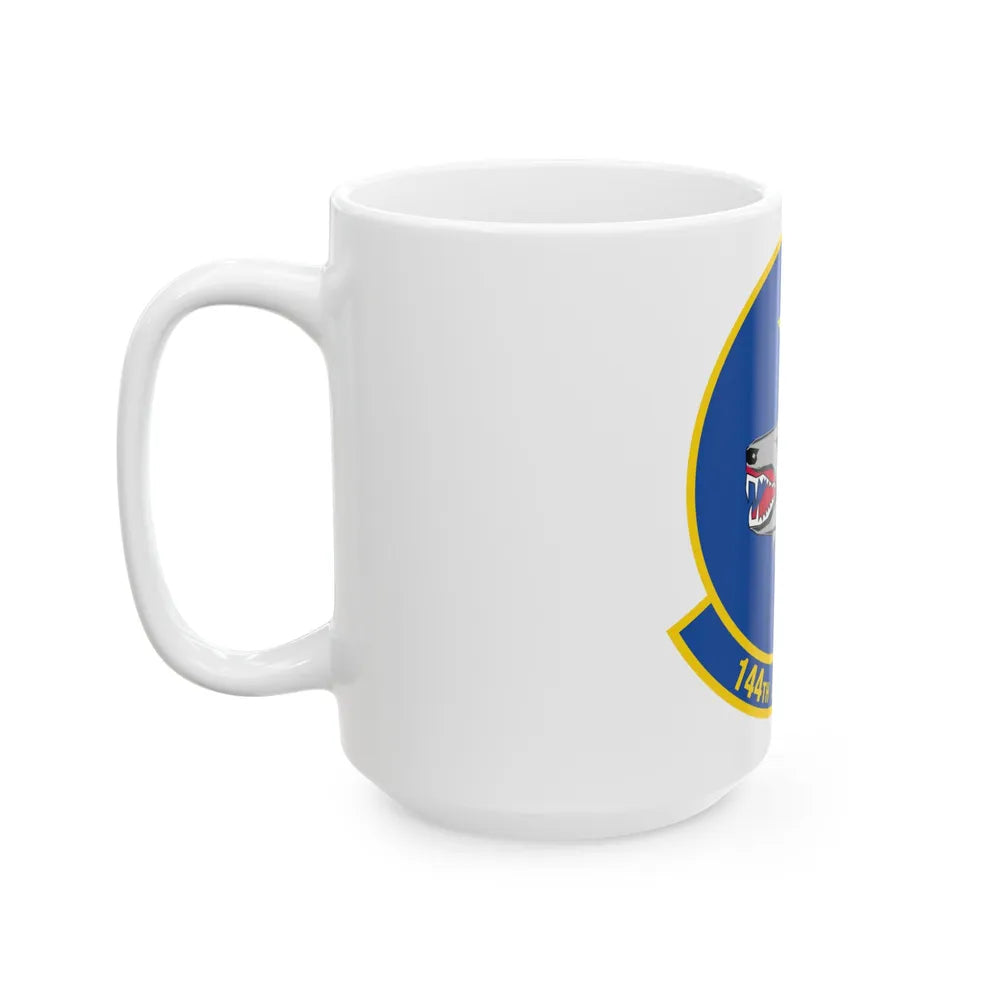 144 Airlift Squadron (U.S. Air Force) White Coffee Mug-Go Mug Yourself