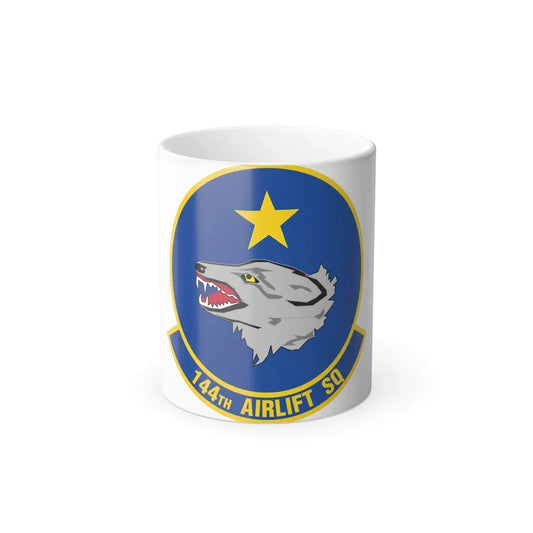 144 Airlift Squadron (U.S. Air Force) Color Changing Coffee Mug 11oz - Go Mug Yourself