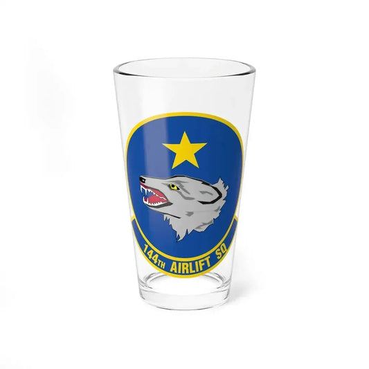 144 Airlift Squadron (U.S. Air Force) Pint Glass 16oz 16oz - Go Mug Yourself