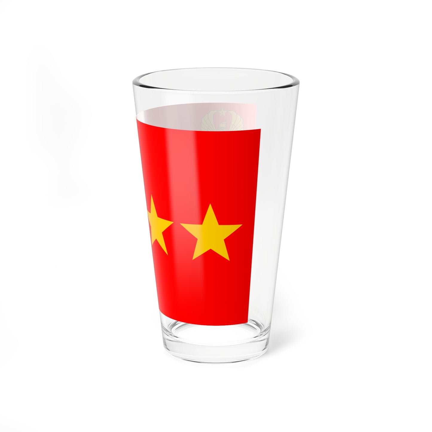 Rank flag of General for the Indonesian Army (Indonesia) Pint Glass 16oz
