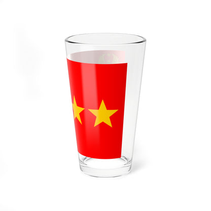 Rank flag of General for the Indonesian Army (Indonesia) Pint Glass 16oz