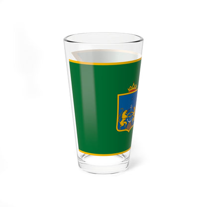 Flag of Egyhazaskozar (Hungary) Pint Glass 16oz