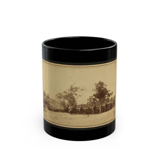 Civil War Soldiers In Action (U.S. Civil War) Black Coffee Mug