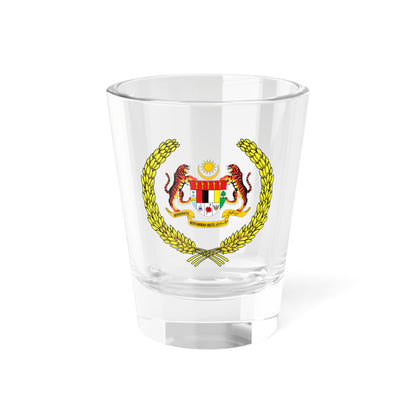 Arms of the Yang di-Pertuan Agong of Malaysia - Shot Glass 1.5oz