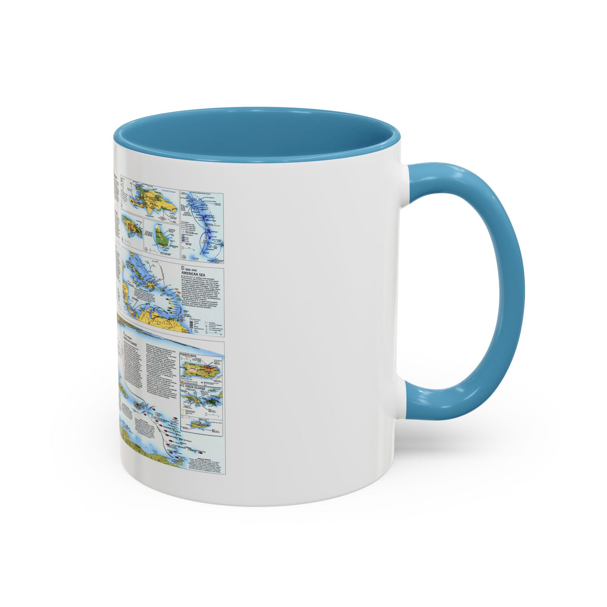West Indies 2 (1987) (Map) Accent Coffee Mug