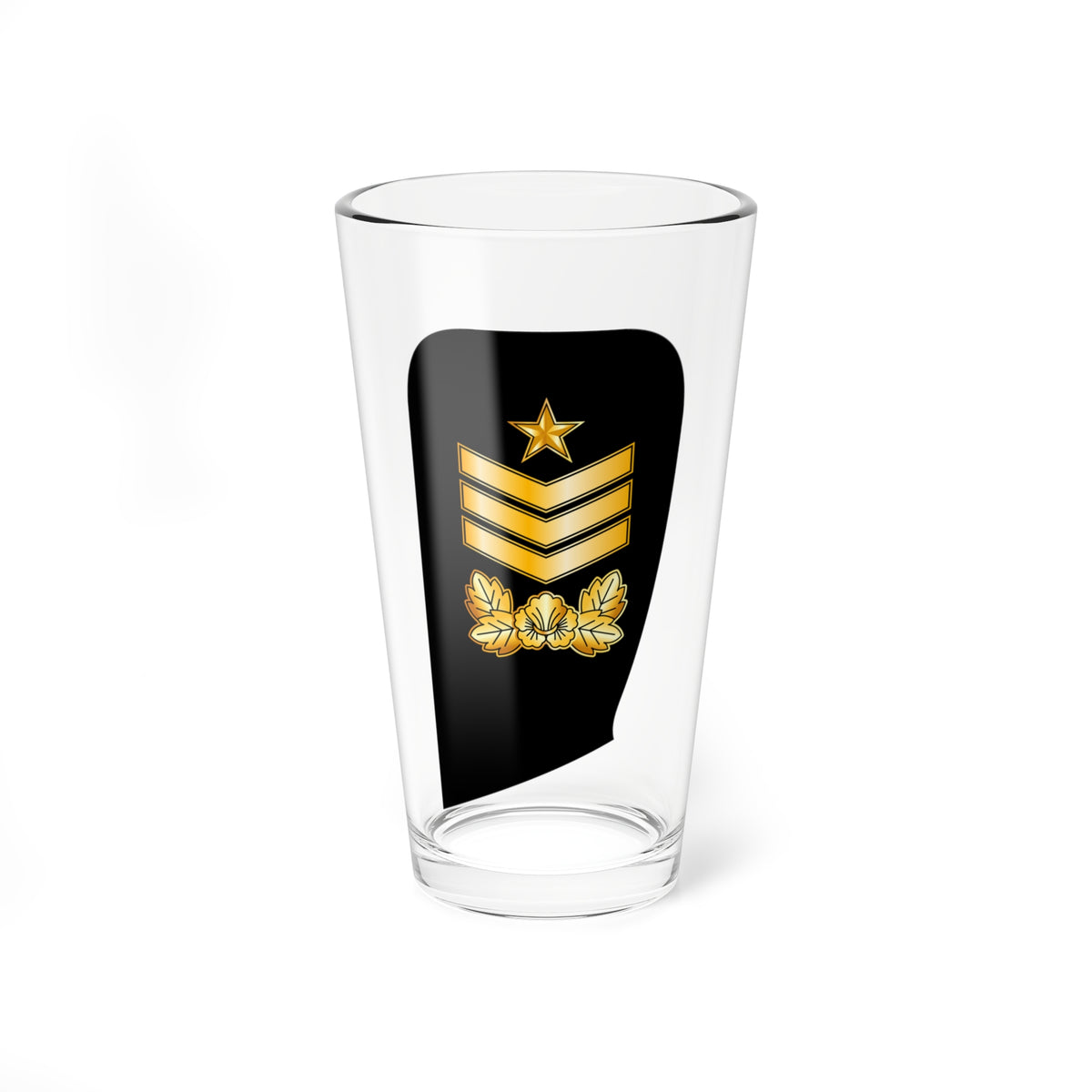 8.SKN MCPO (Korea) (Military Rank) Pint Glass 16oz