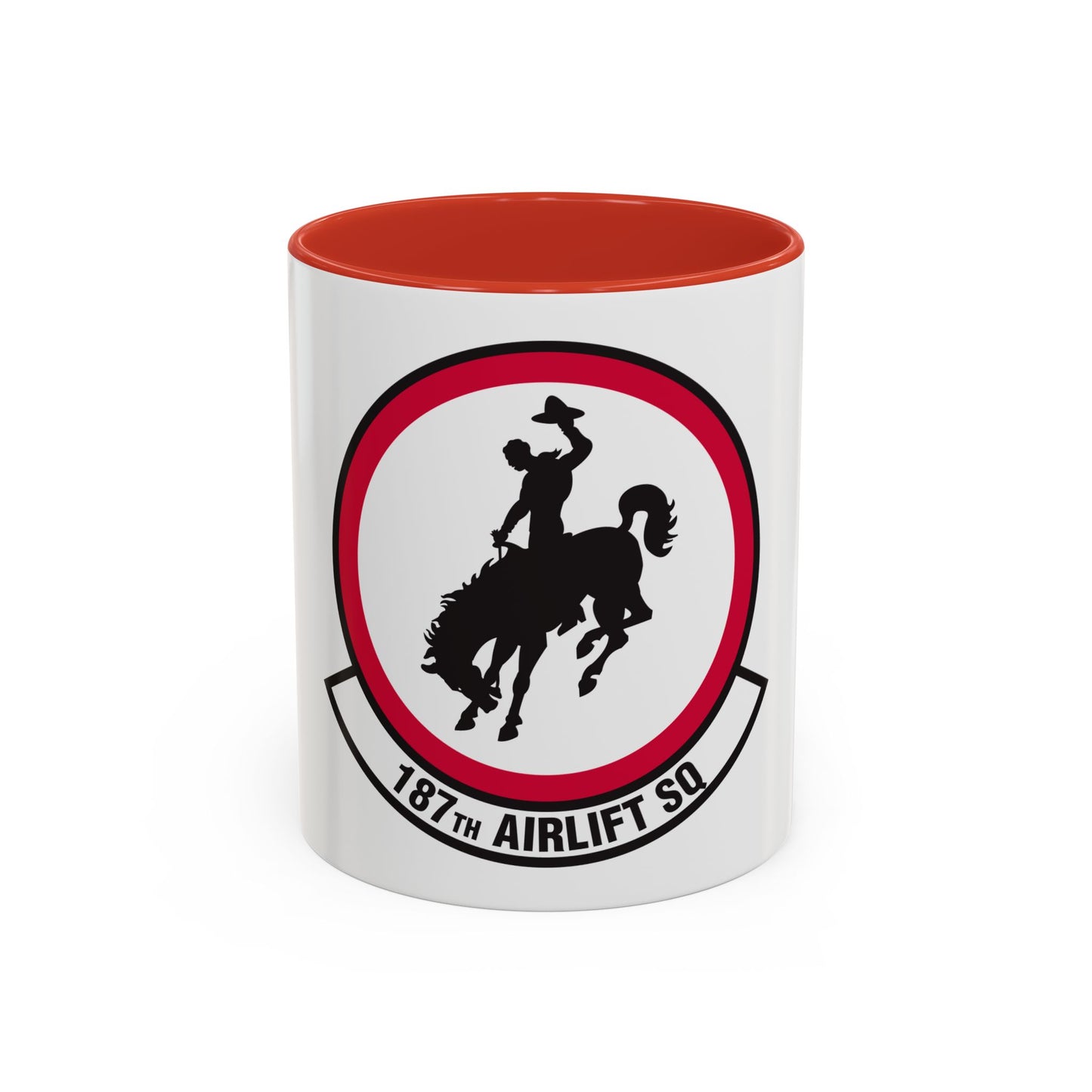 187 Airlift Squadron (U.S. Air Force) Accent Coffee Mug